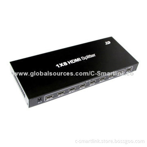 HDMI 1 x 8 Splitter, (HDMI® 1.3b), Supports HDCP, 3D, 1,080P, V1.3, Easy to Use
